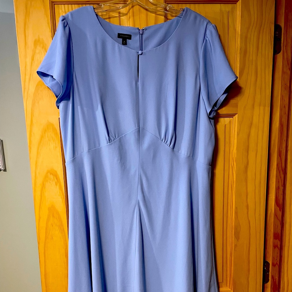 Talbots periwinkle party dress